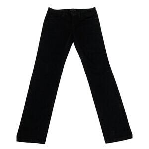 Uniqlo Black Skinny Jeans 27x26.75 Mid Rise Denim